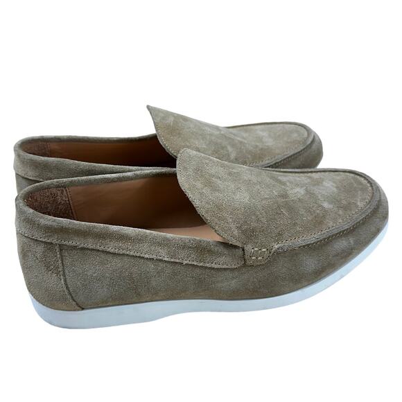 Duke + Dexter Men's Tan Suede Slide On Loafers Size 7 New Without Box - Picture 2 of 8